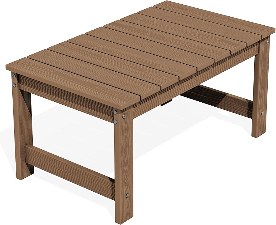 Amazon.com: SERWALL Outdoor Coffee Table with 1.69